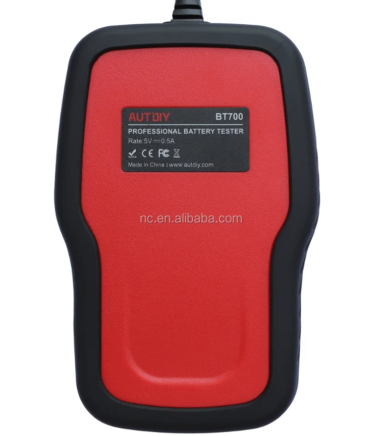 Shentesel Digital Car Battery Tester Automotive Accumulator Load Life Detector Analyzer Yellow 